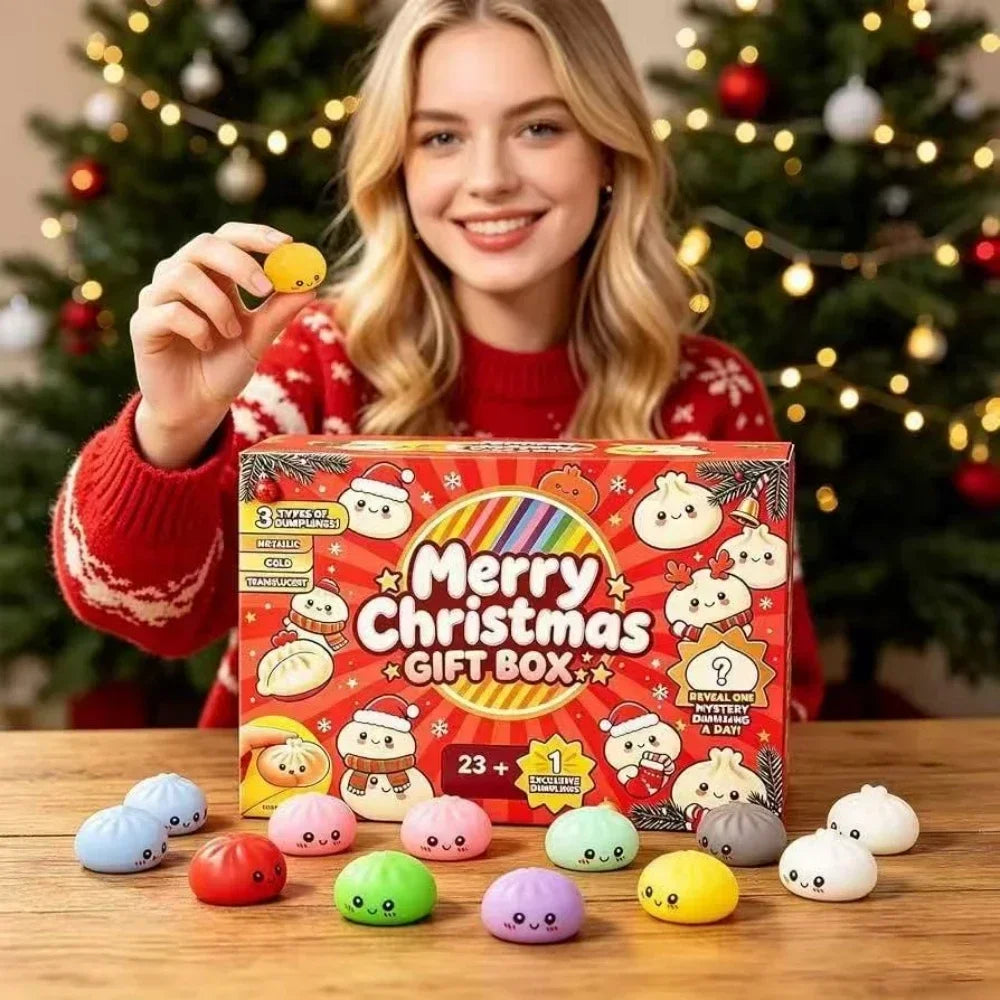 Cute Dumpling Advent Calendar 2026 – 24-Day Kawaii Surprise Toy Countdown